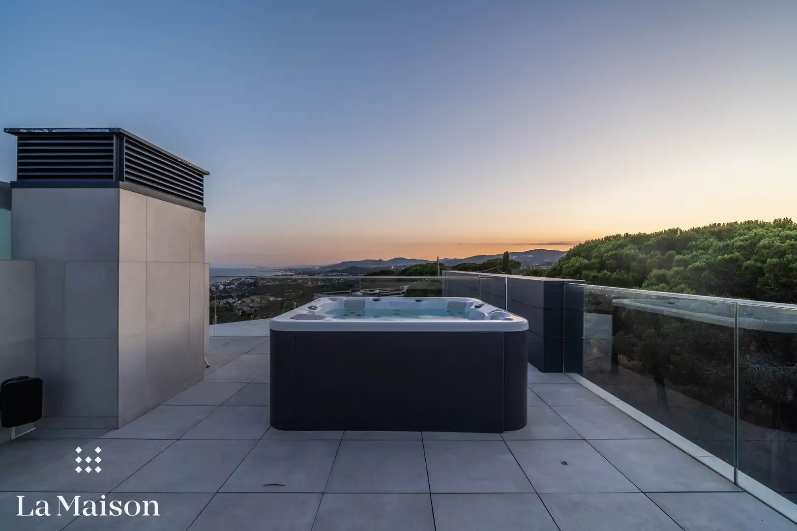Terraza de Casa o chalet en venta en Caldes d'Estrac con Aire acondicionado, Calefacción y Jardín privado