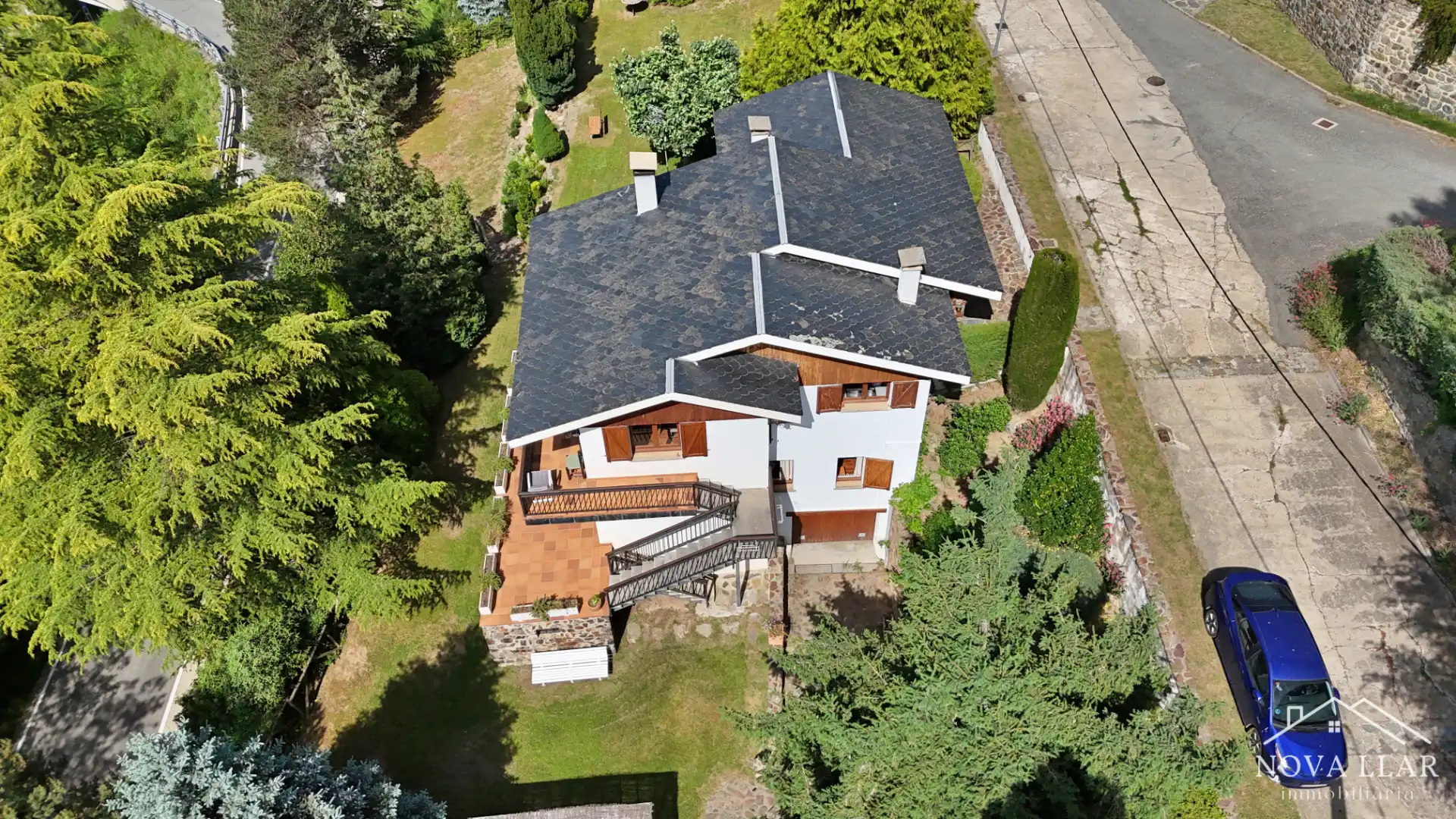 Vista exterior de Casa o chalet en venta en Planoles con Calefacción, Jardín privado y Terraza