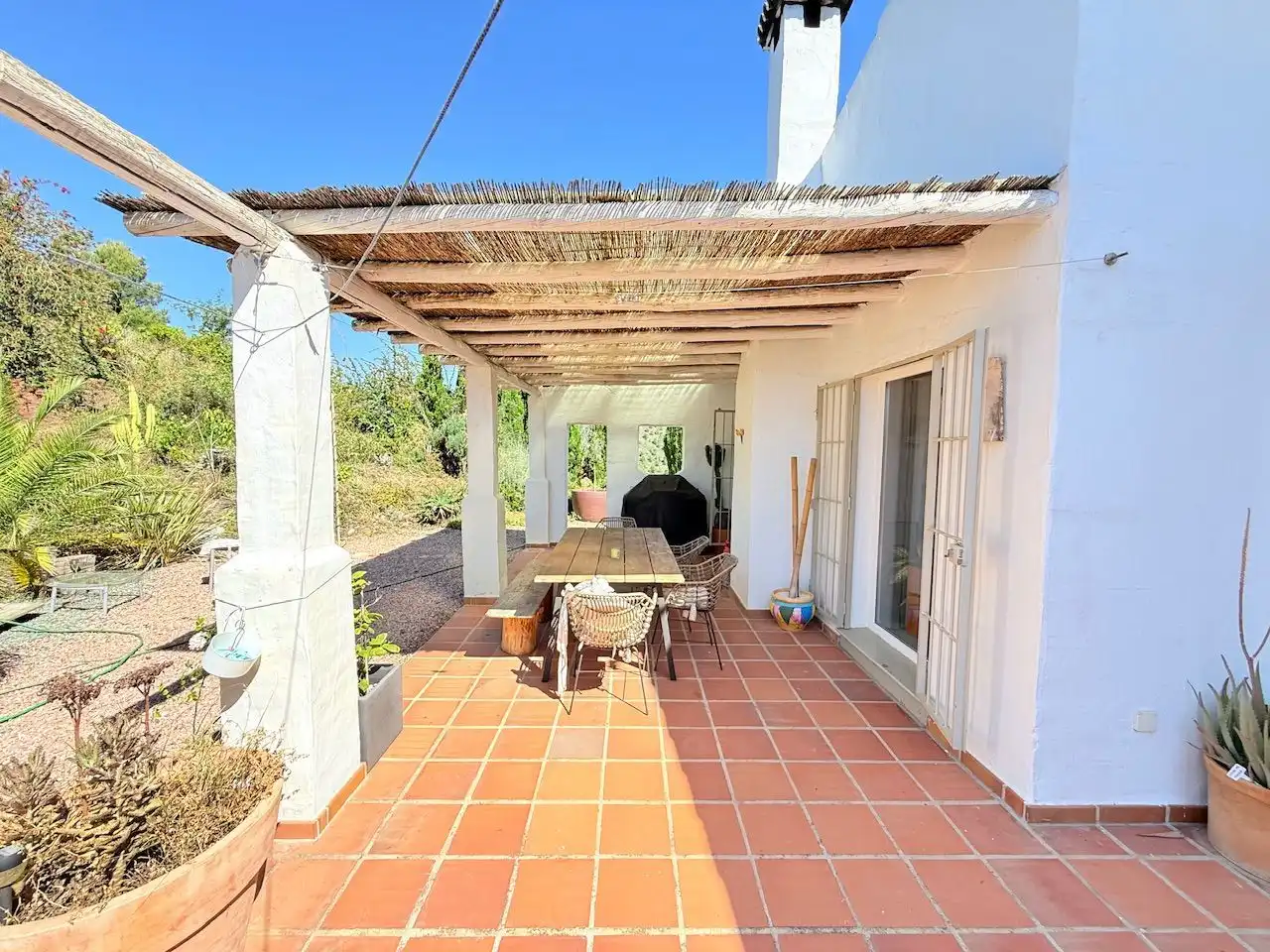 Terrassa de Casa o xalet en venda en Frigiliana amb Aire condicionat, Calefacció i Jardí privat