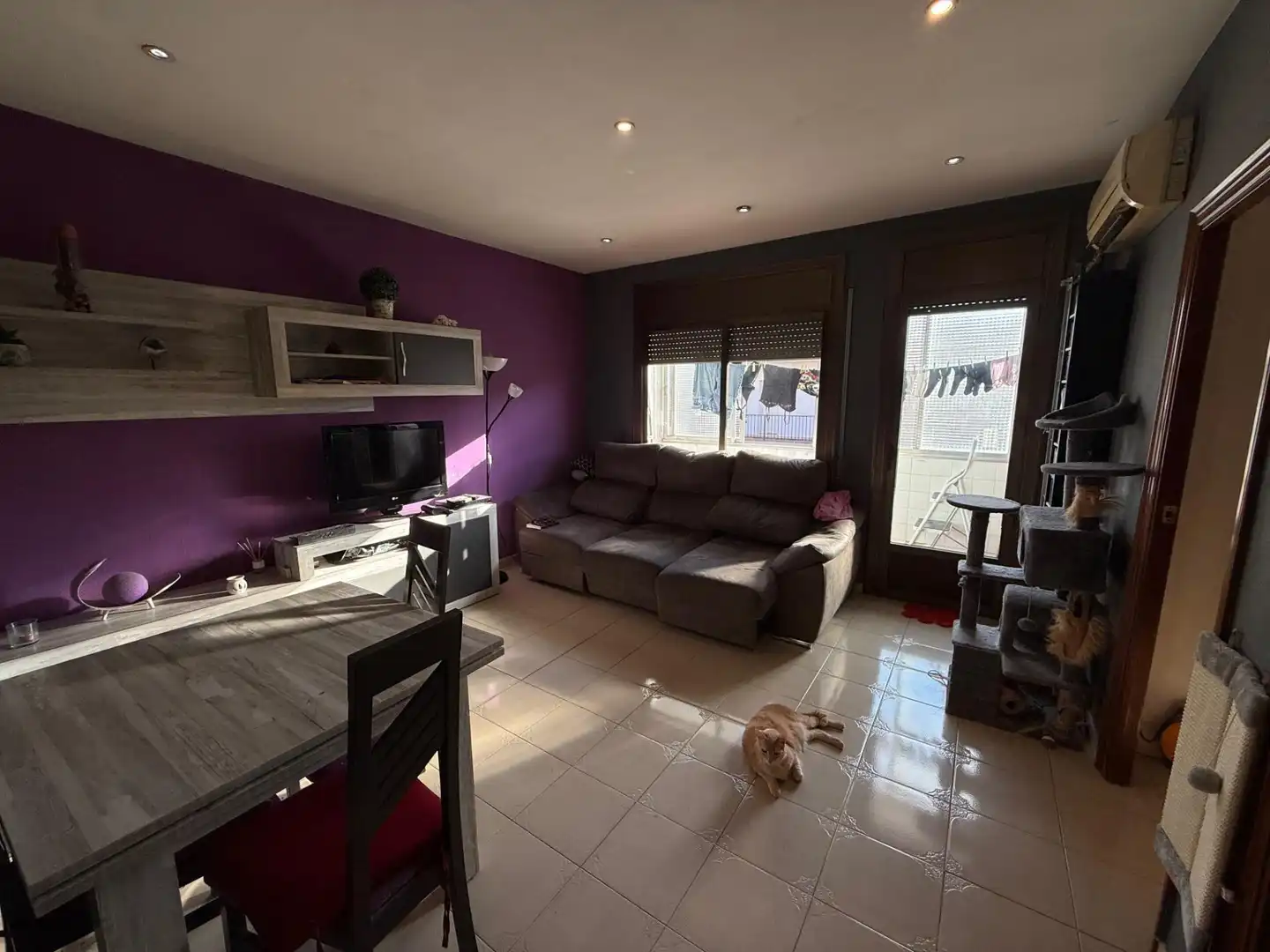 Sala de estar de Piso en venta en Sabadell con Aire acondicionado y Balcón