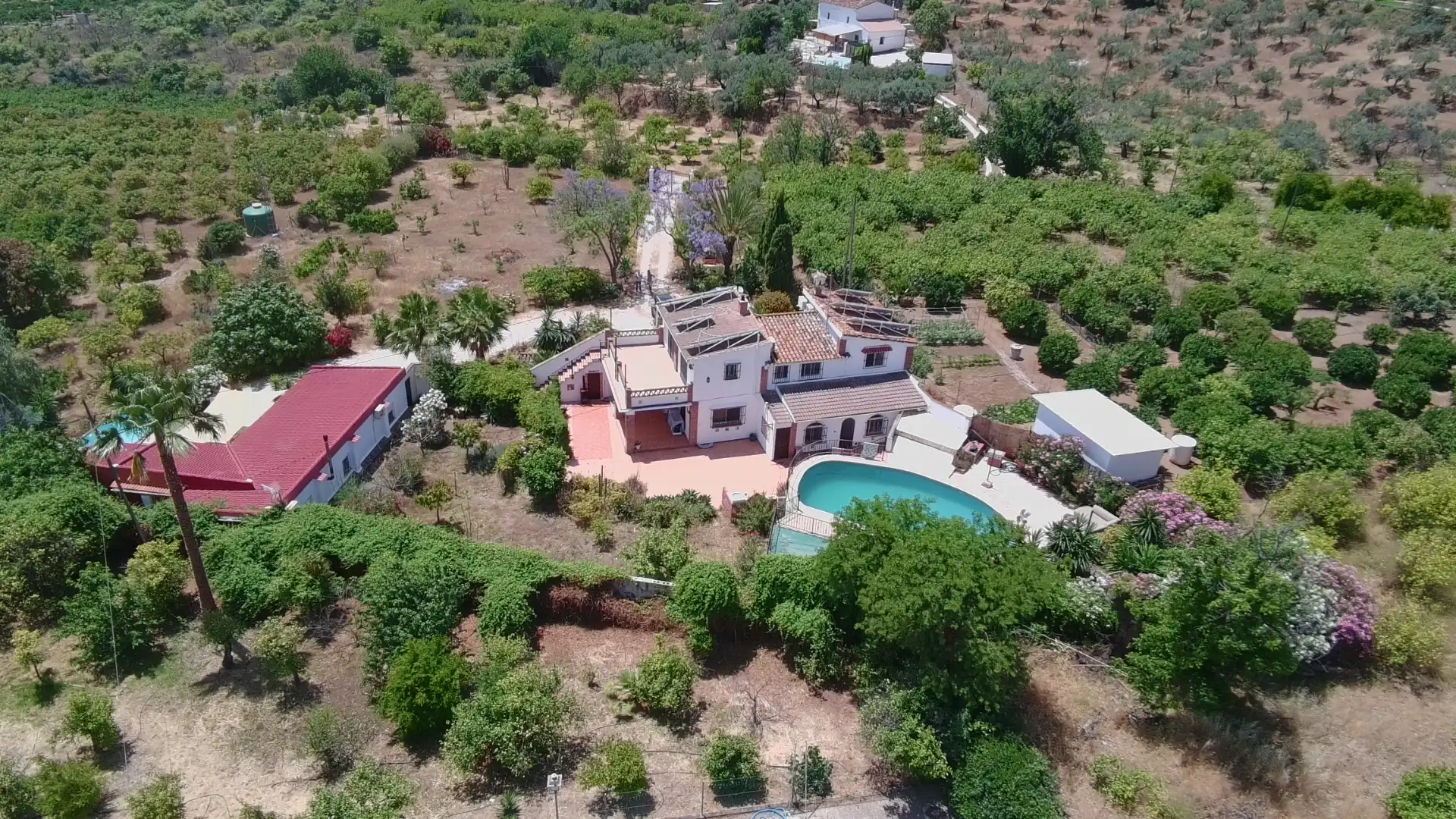 Vista exterior de Finca rústica en venda en Álora amb Aire condicionat, Calefacció i Jardí privat