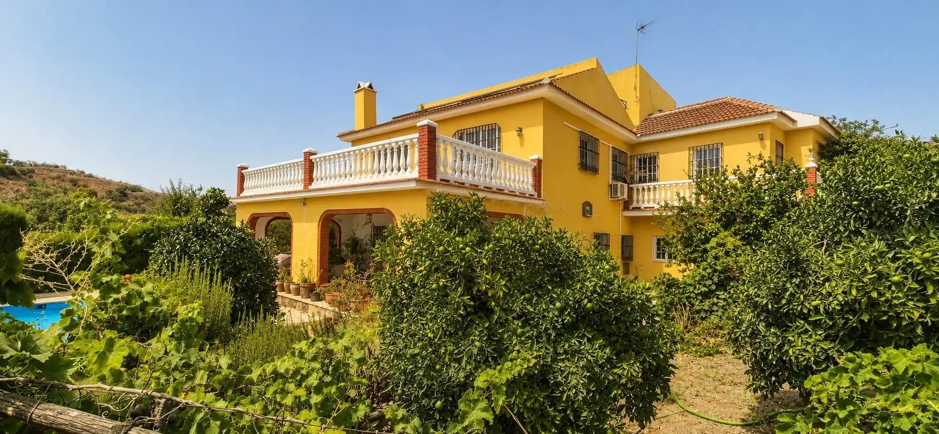 Vista exterior de Casa o chalet en venta en Málaga con Aire acondicionado, Jardín privado y Terraza