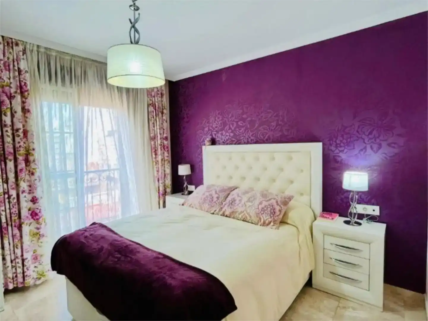 Bedroom of Flat for sale in  Melilla Capital  with Air Conditioner and Balcony