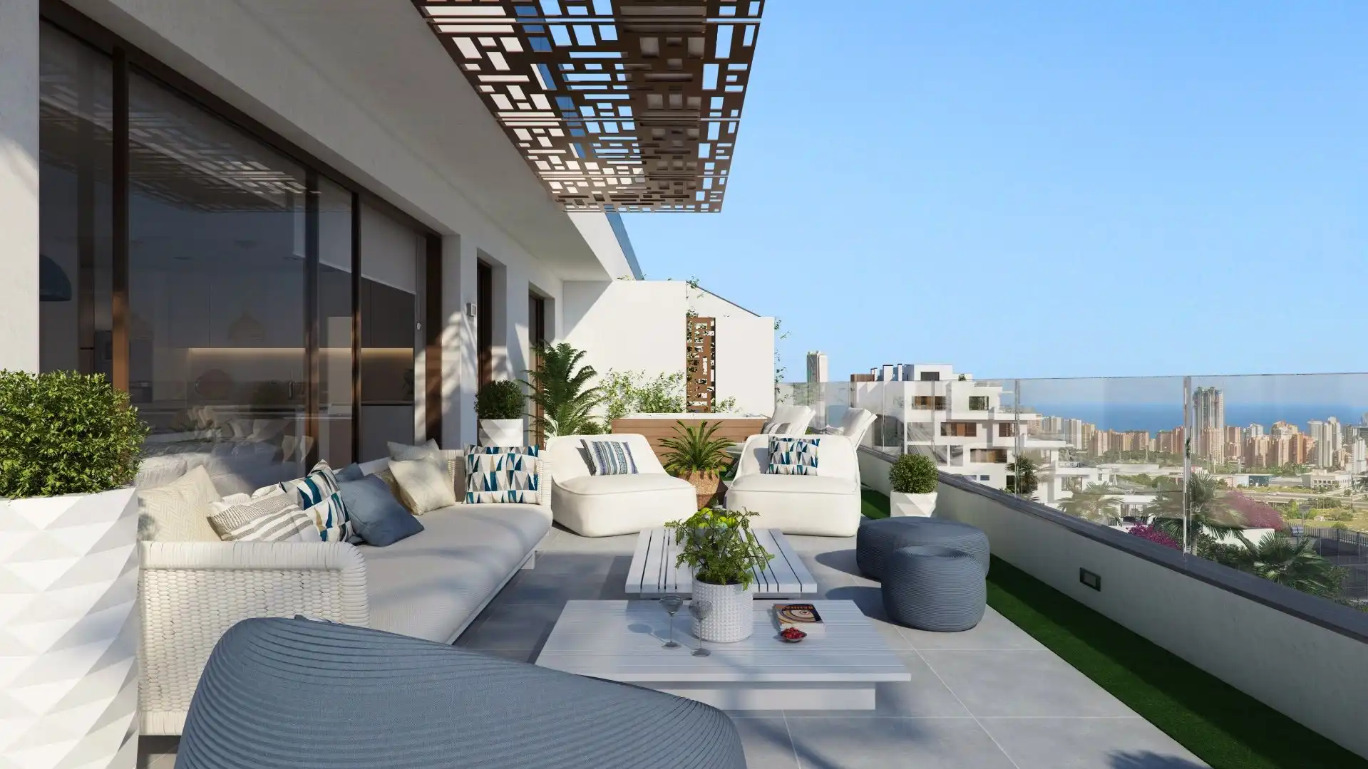 Apartamento con piscina en venta en Balcón de Finestrat - Terra Marina, imagen 3