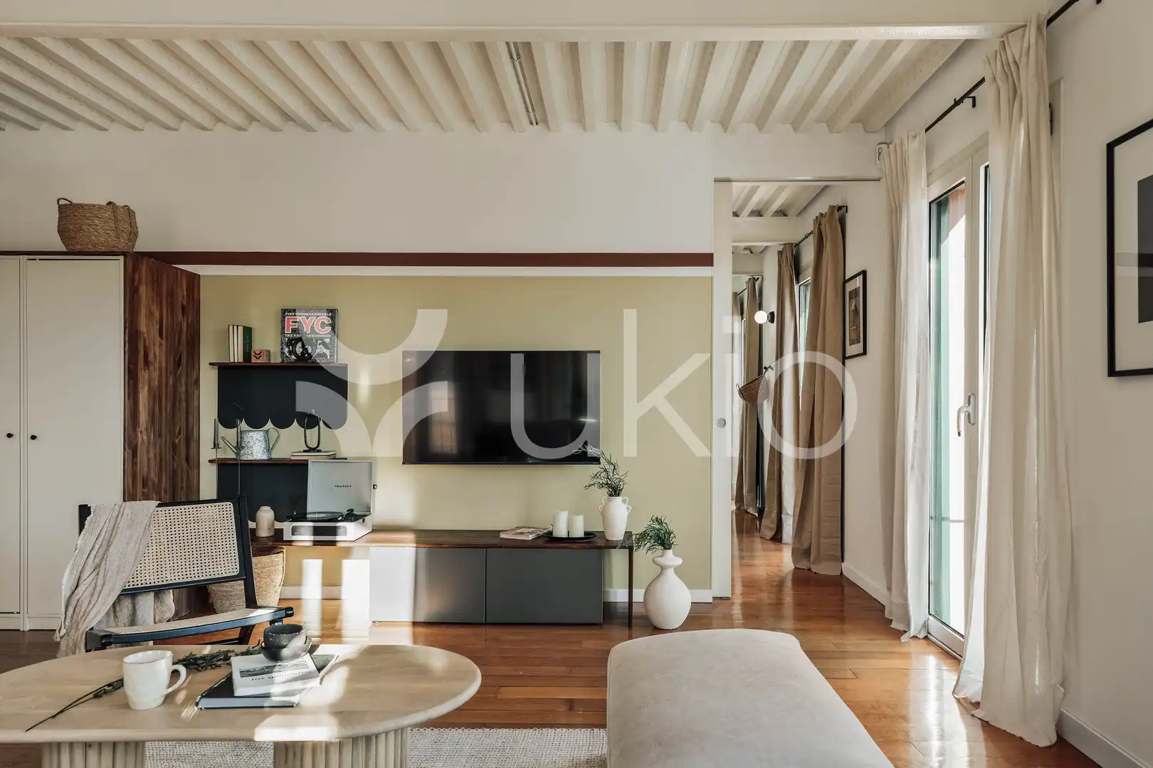 Wohnzimmer von Wohnungen zur Miete in Barcelona mit Klimaanlage, Heizung und Möbliert