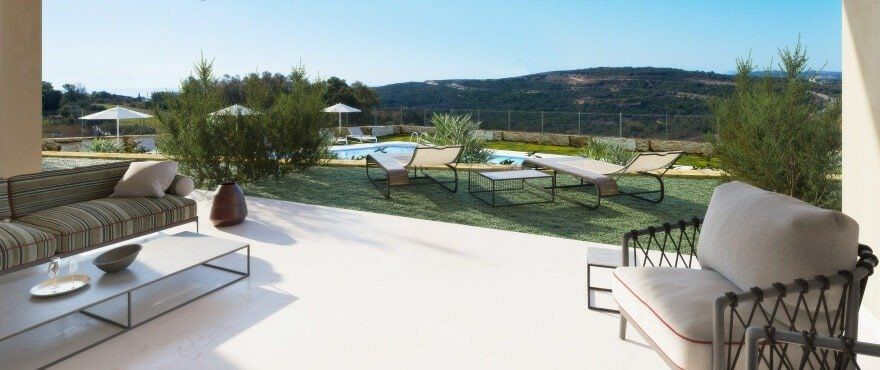 Terrace of Planta baja for sale in Estepona  with Air Conditioner, Heating and Private garden