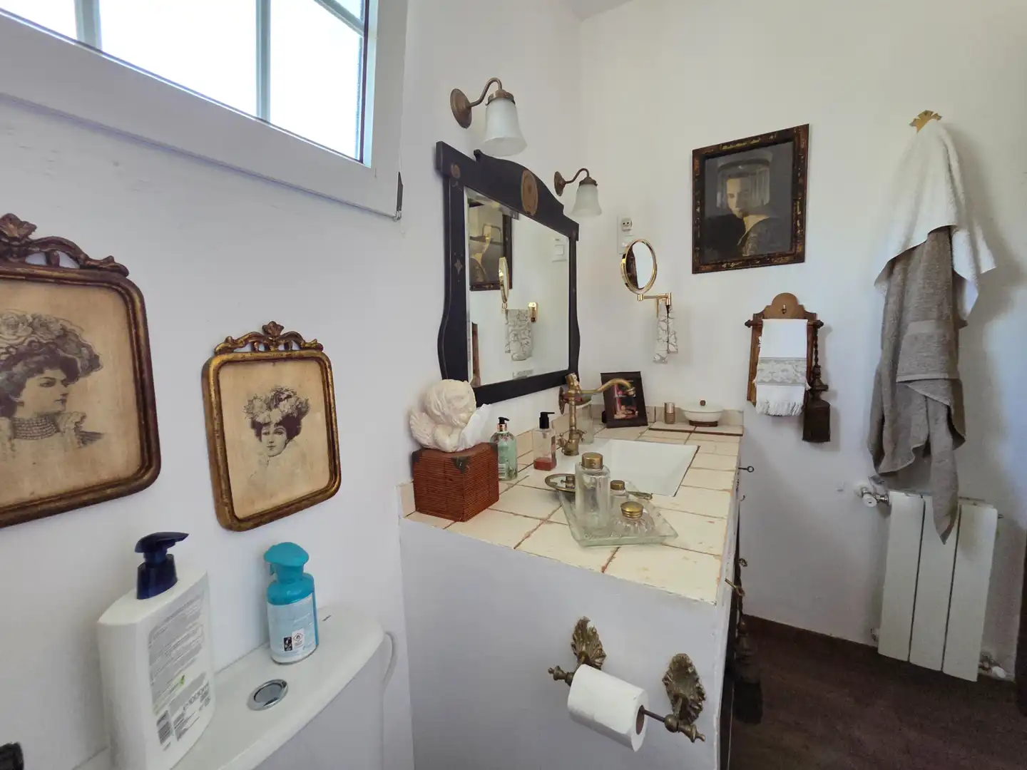 Baño de Casa o chalet en venta en Santa María de la Alameda con Calefacción, Jardín privado y Amueblado