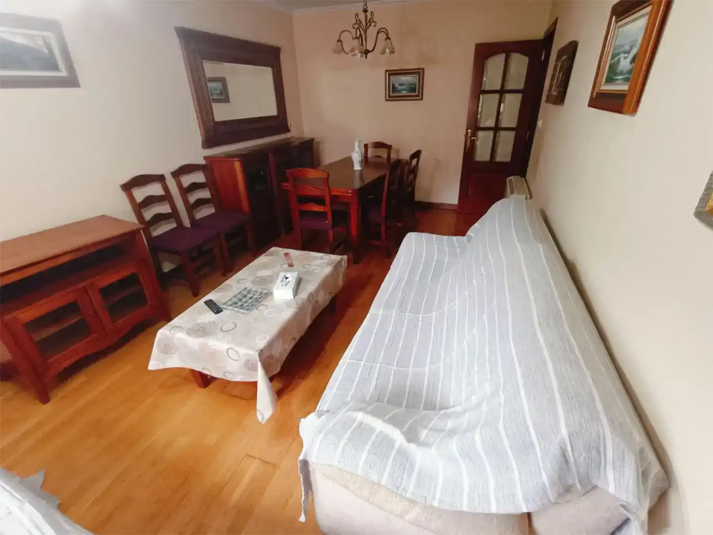 Living room of Flat for rent in Viveiro  with Furnished and Balcony