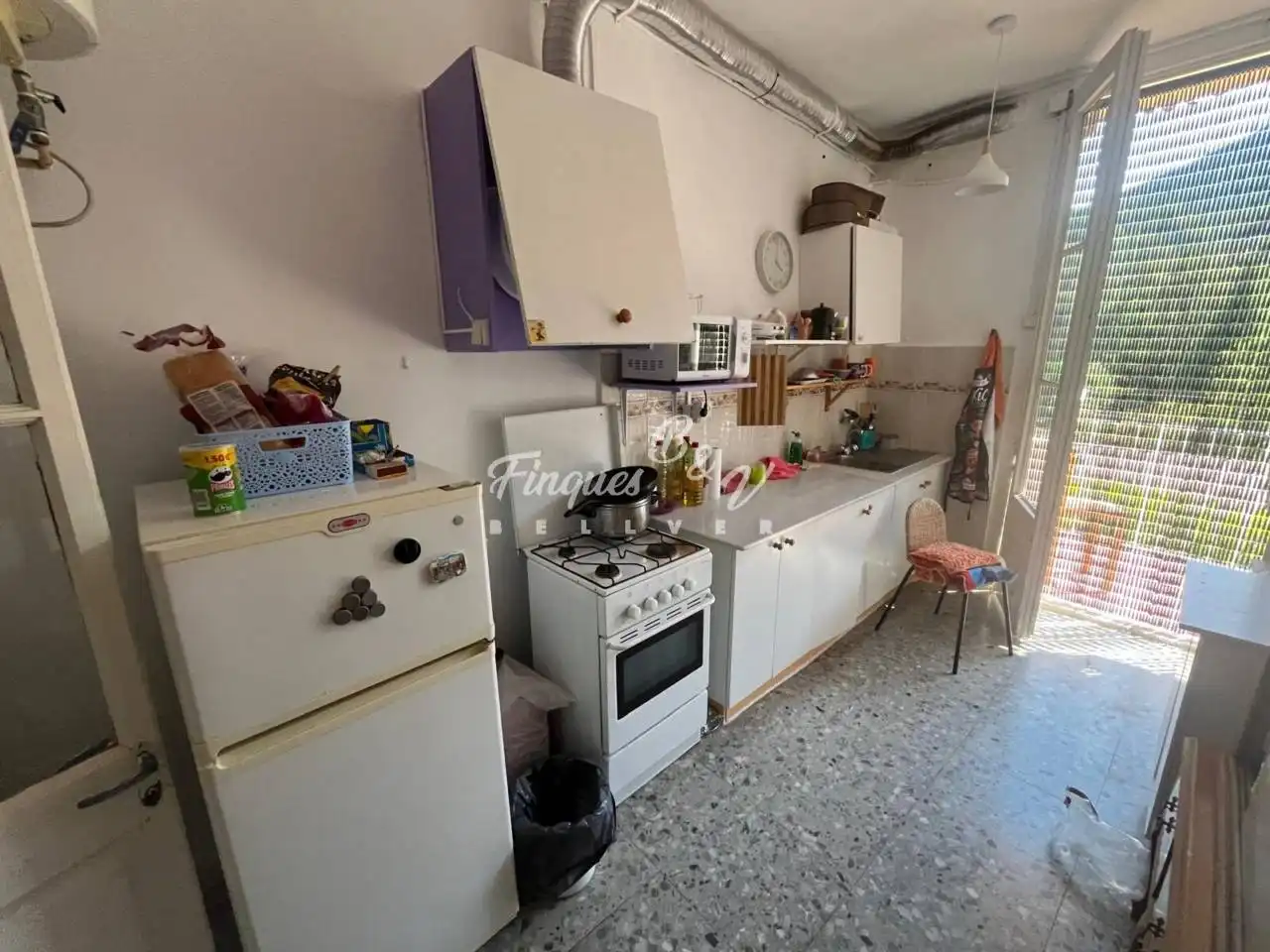 Kitchen of Flat for sale in Bagà  with Heating, Furnished and Balcony