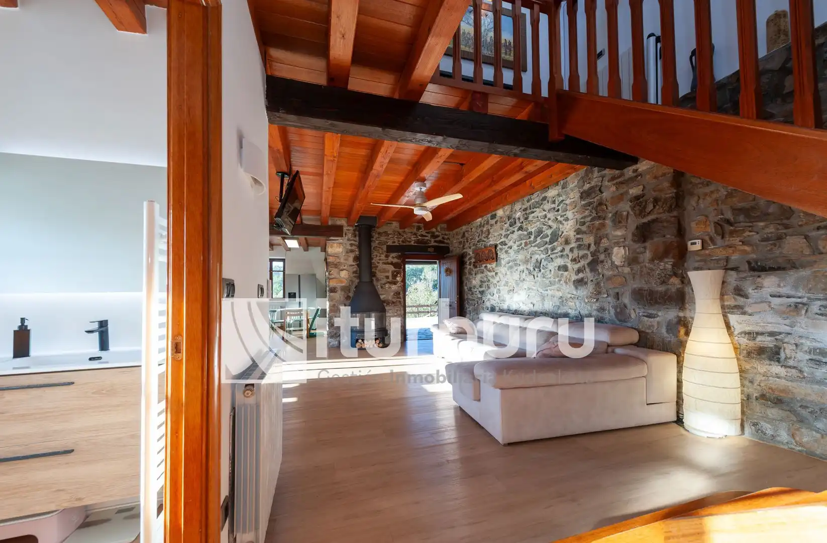 Sala de estar de Casa o chalet en venta en Arrieta, Bizkaia