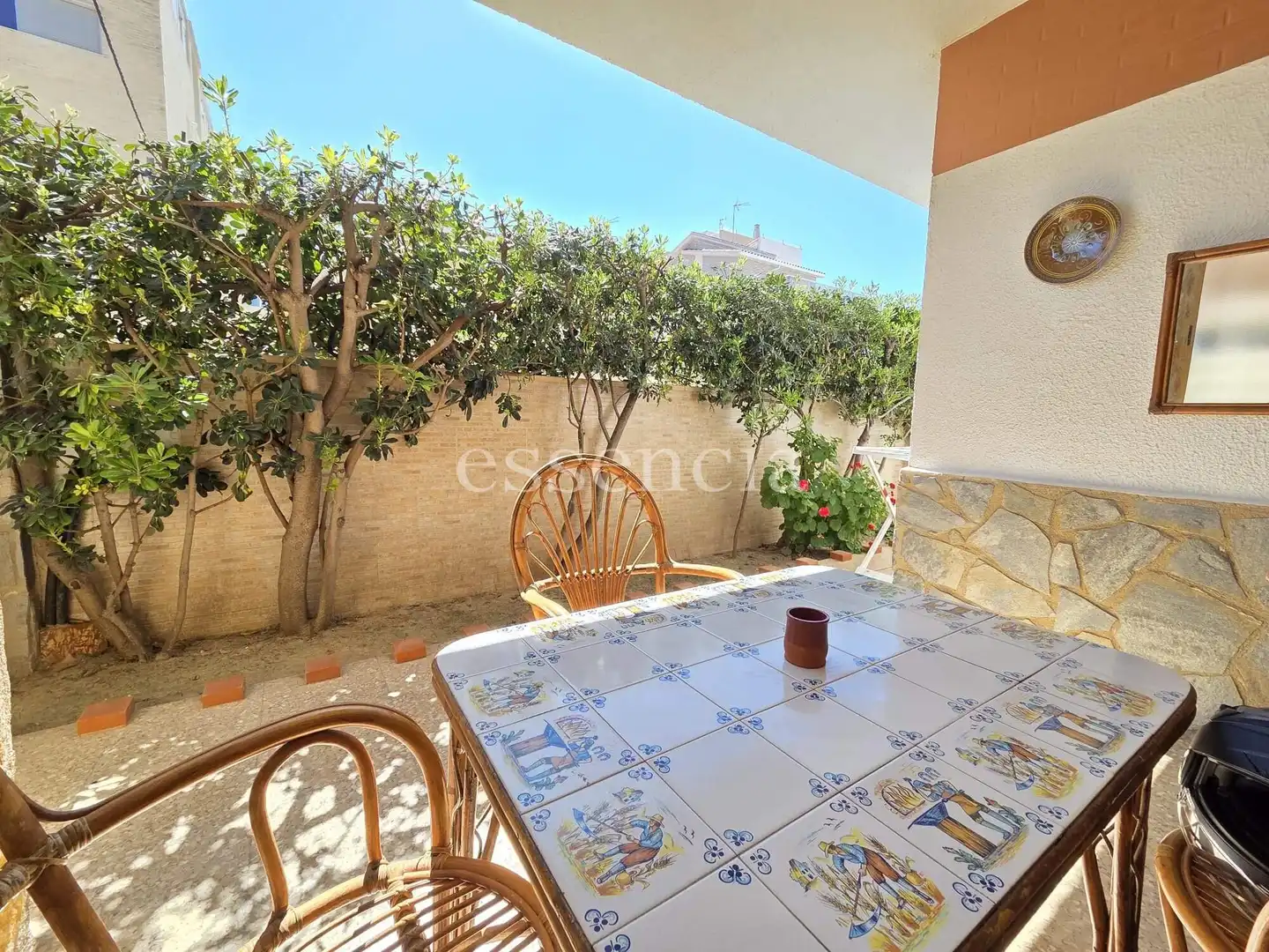 Terrassa de Casa o xalet en venda en Piles amb Aire condicionat, Jardí privat i Terrassa