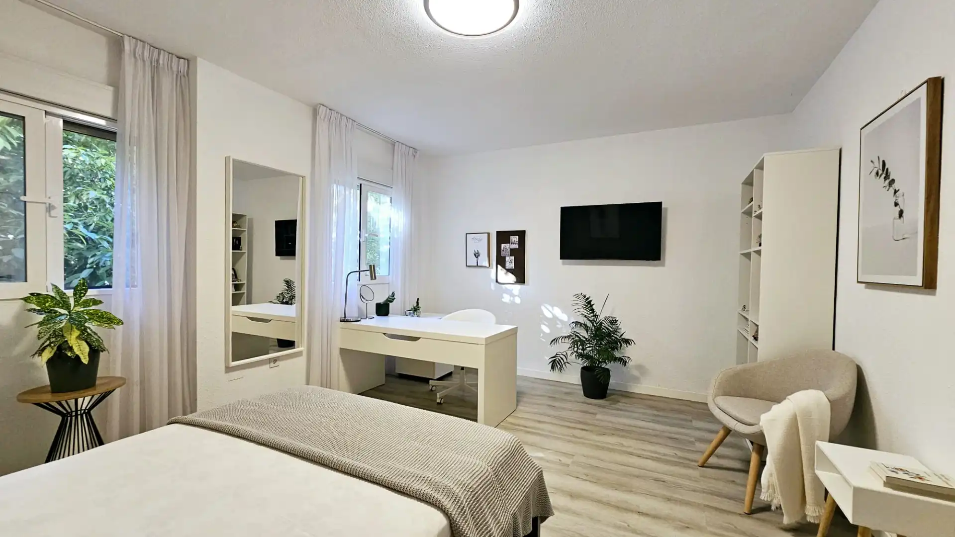 Habitación de Casa adosada en venta en Calpe / Calp con Aire acondicionado, Terraza y Amueblado
