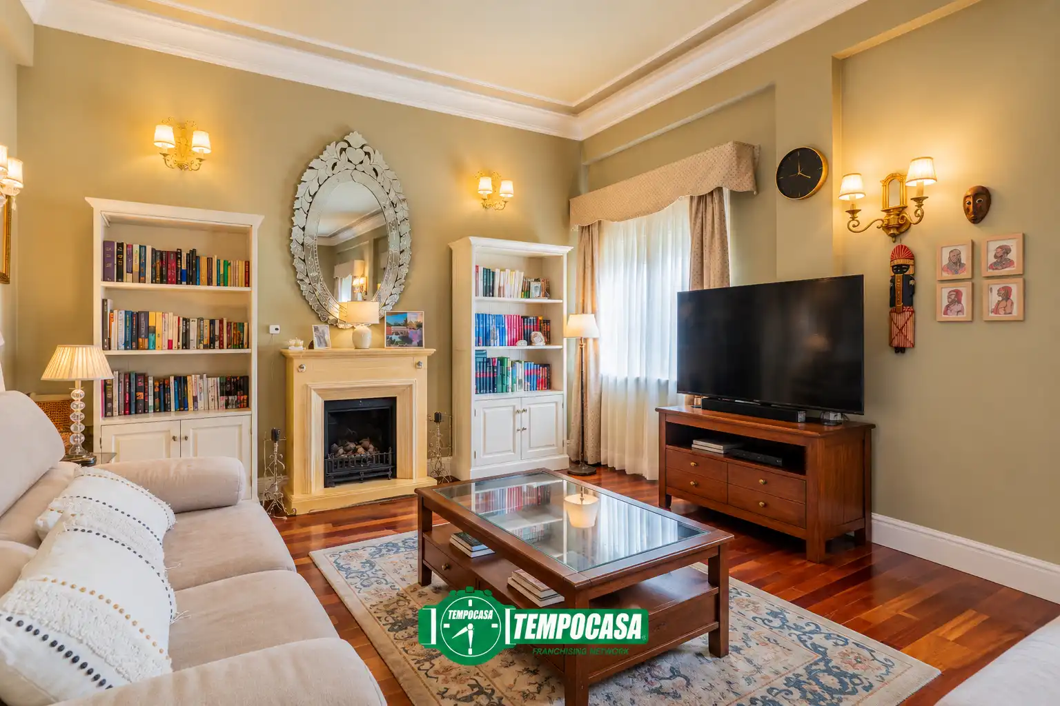 Sala d'estar de Pis en venda en Algirós