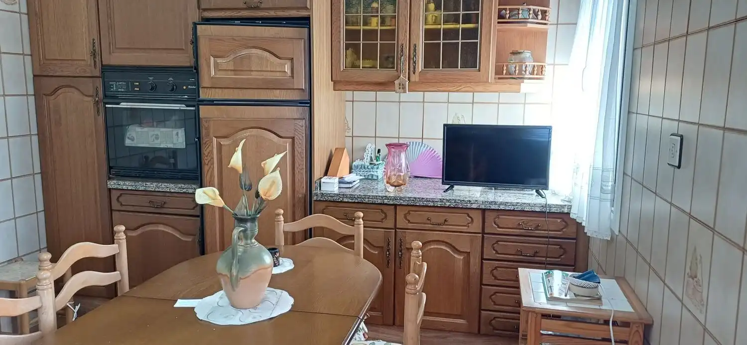 Kitchen of Flat for sale in Mieres (Asturias)  with Heating, Storage room and Swimming Pool