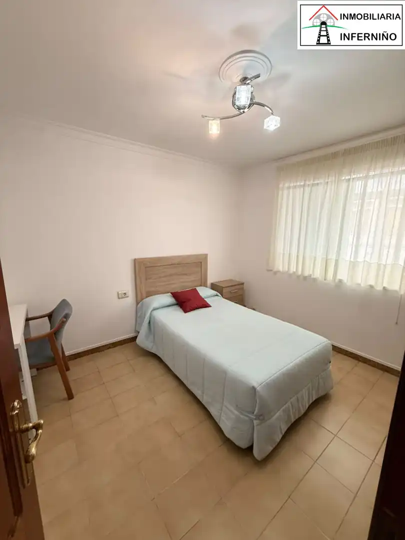 Bedroom of Flat for rent in Ferrol  with Terrace
