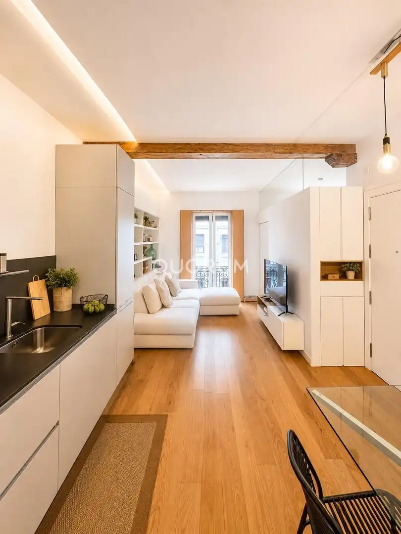 Sala de estar de Piso de alquiler en Bilbao  con Calefacción y Amueblado