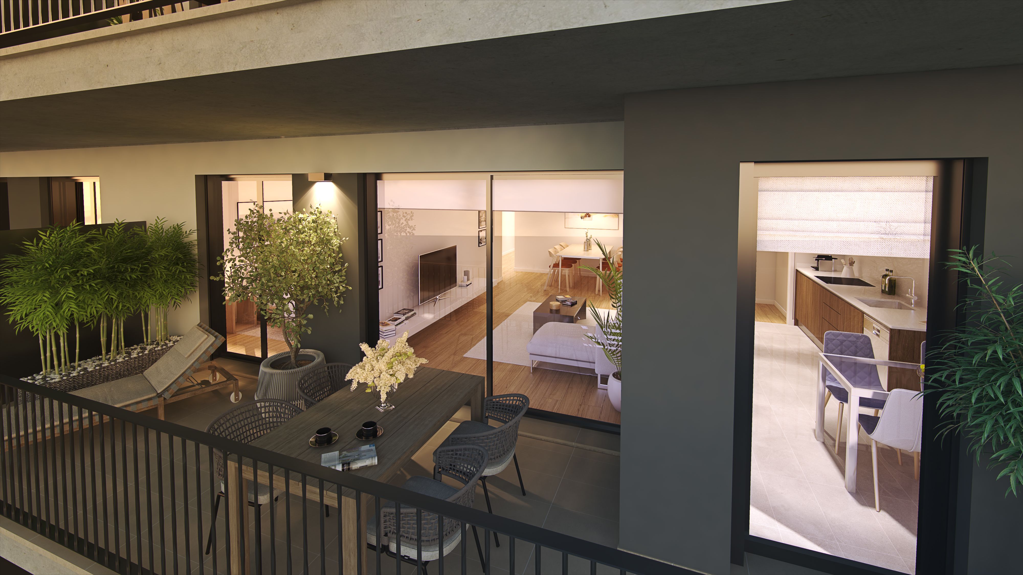 Living room of Flat for sale in  Lleida Capital  with Air Conditioner, Heating and Parquet flooring
