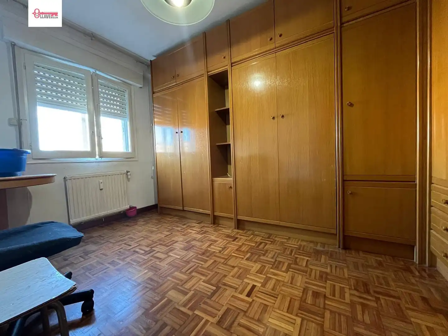 Bedroom of Flat for sale in Burgos  with Heating, Parquet flooring and Terrace
