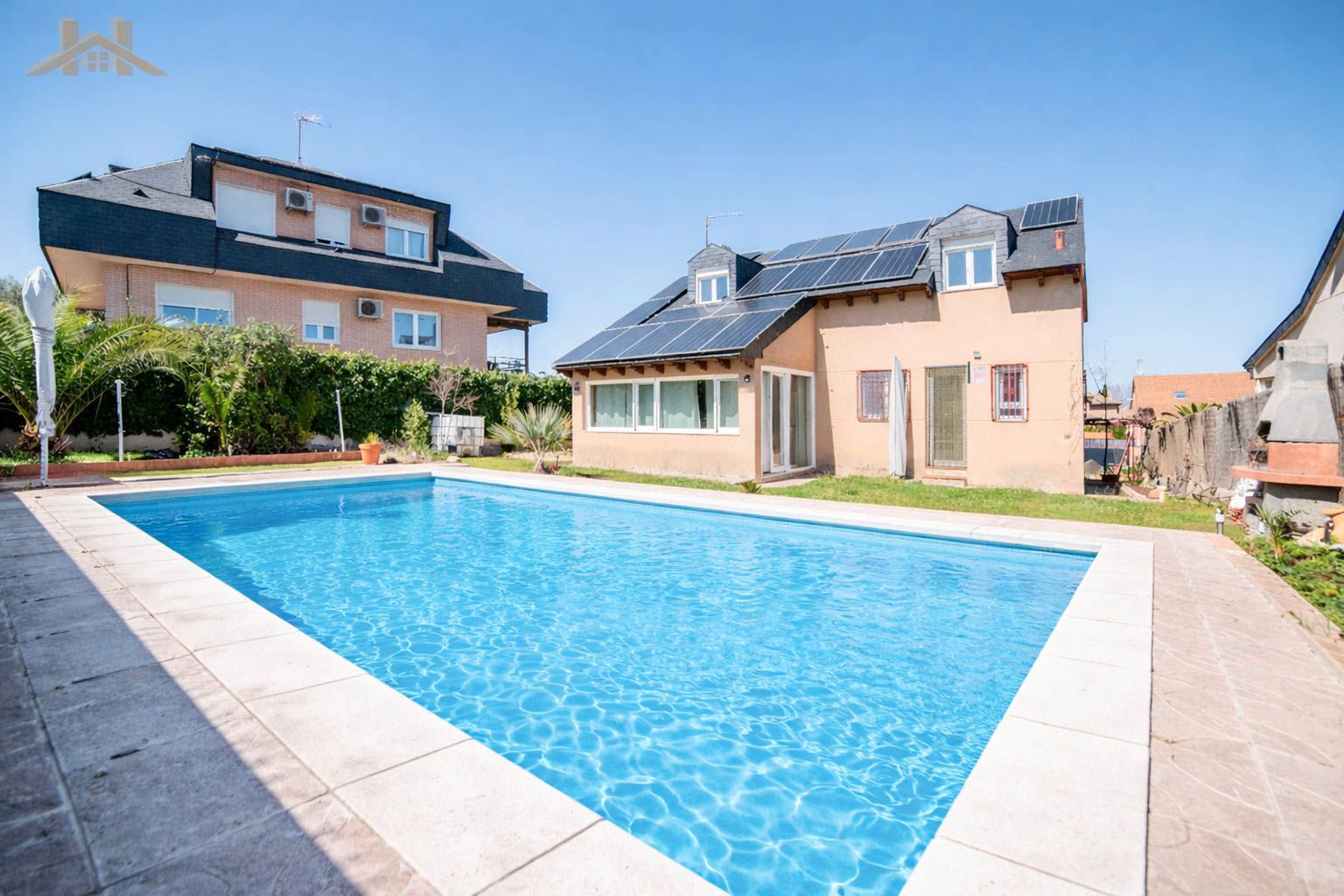 Piscina de Casa o xalet en venda en El Álamo amb Aire condicionat, Calefacció i Jardí privat