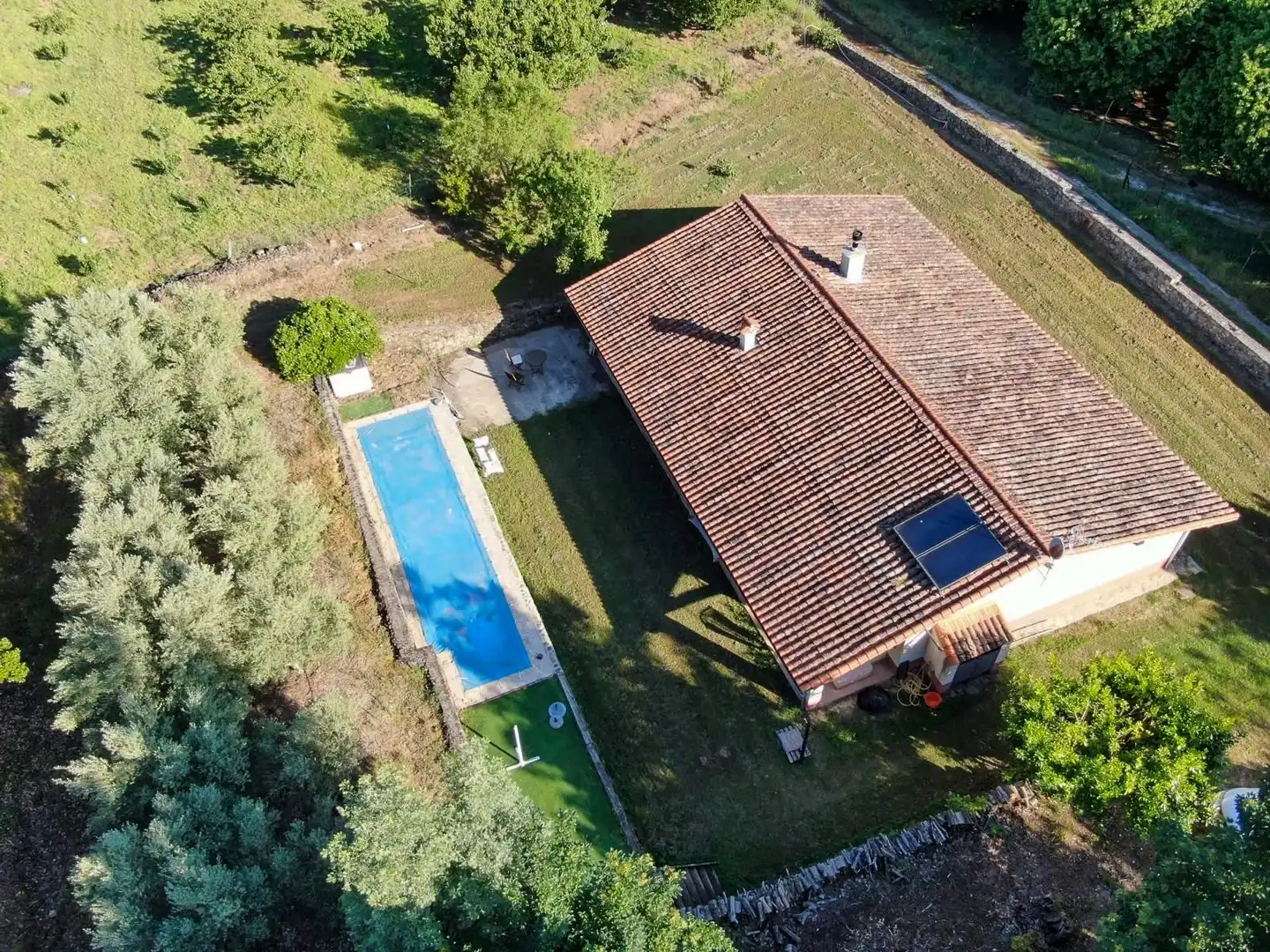 Piscina de Finca rústica en venta en Cuacos de Yuste con Jardín privado, Terraza y Piscina