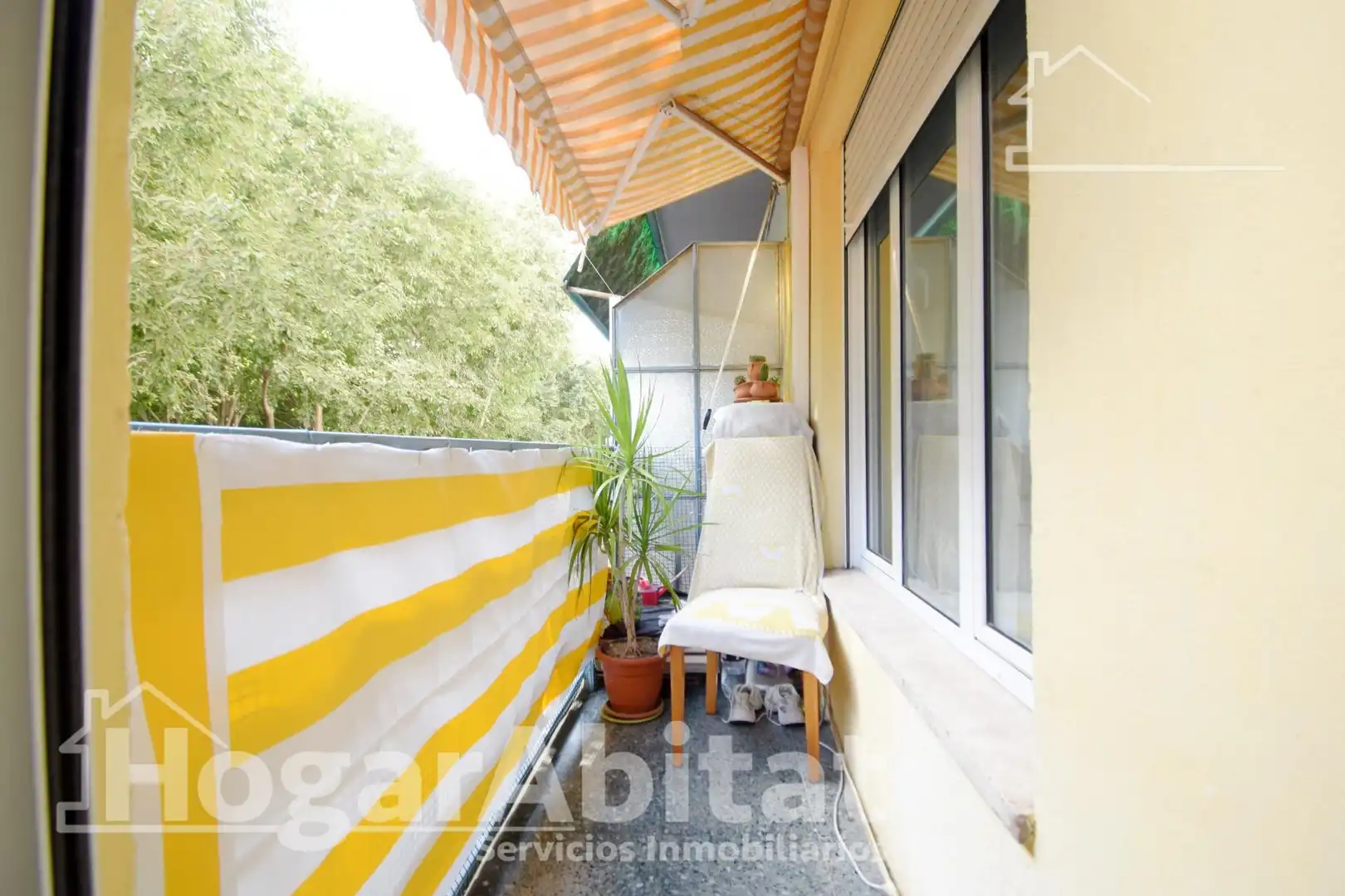 Balcony of Flat for sale in Oliva  with Air Conditioner, Heating and Terrace