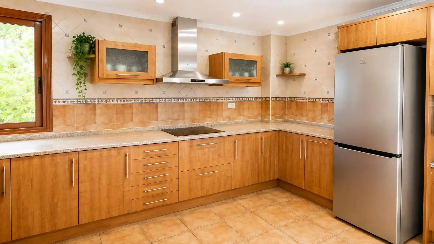 Küche von Wohnung zur Miete in Bunyola mit Klimaanlage, Terrasse und Möbliert