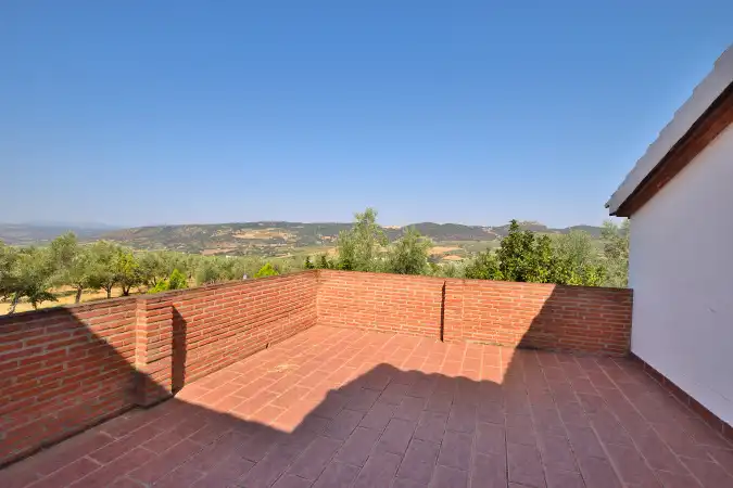 Terraza de Finca rústica en venta en Arriate con Jardín privado, Terraza y Piscina