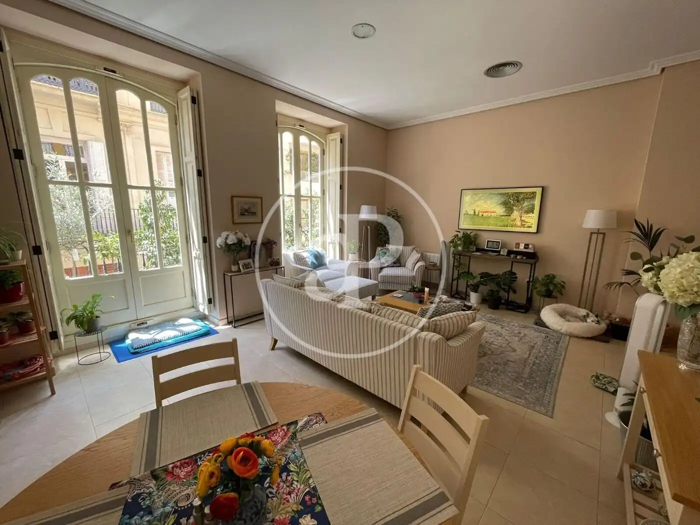 Sala de estar de Piso de alquiler en Valencia con Aire acondicionado, Calefacción y Balcón
