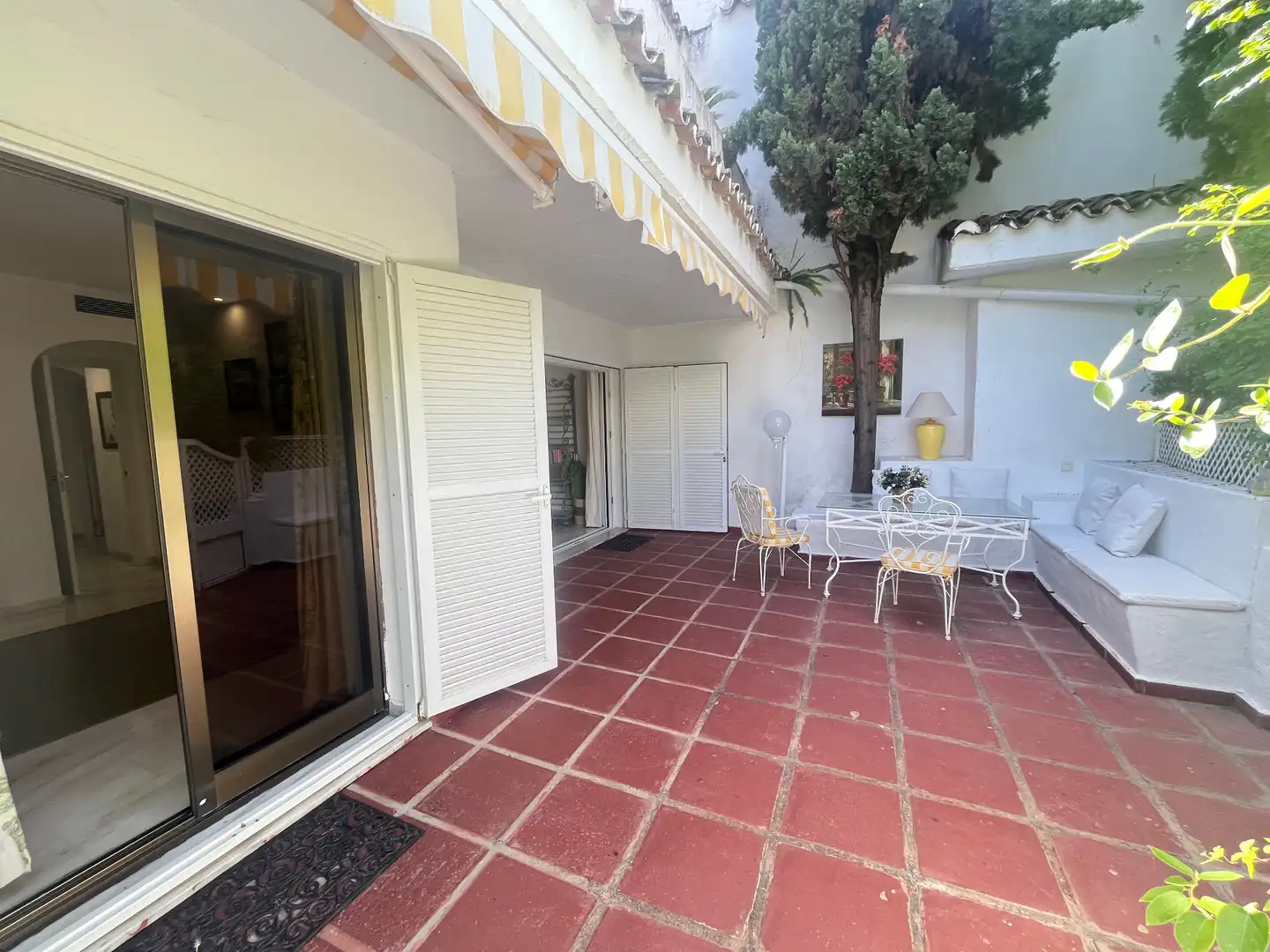 Terrace of Flat for rent in Marbella  with Air Conditioner, Heating and Furnished