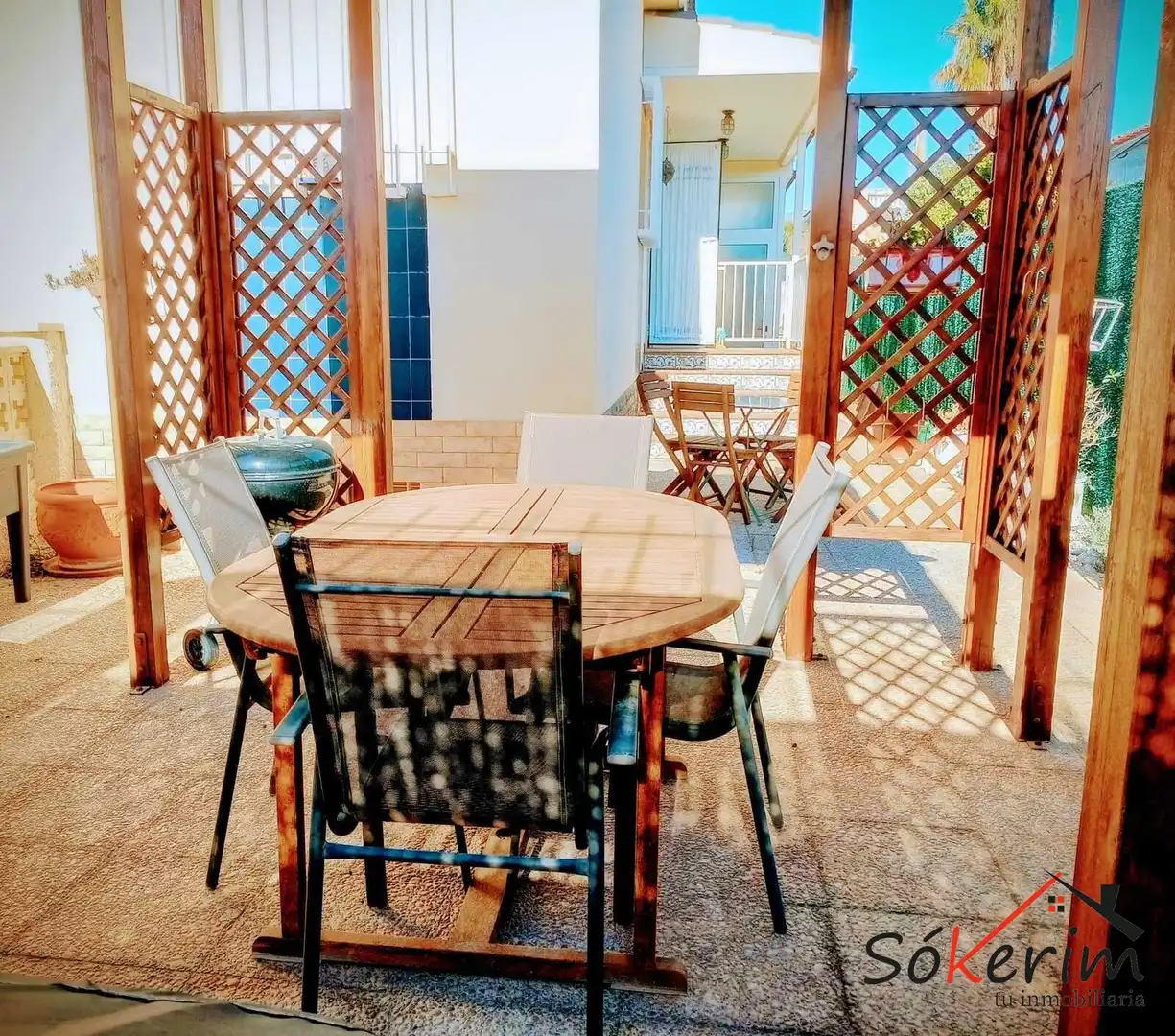 Terrace of Houses for sale in Villajoyosa / La Vila Joiosa  with Air Conditioner, Heating and Private garden