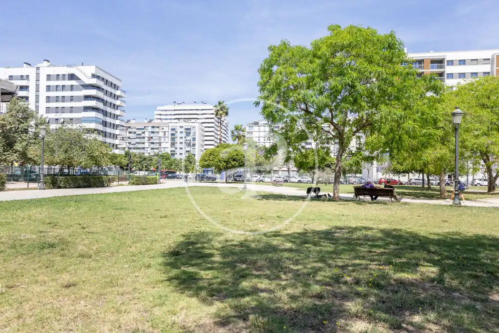 Vista exterior de Piso en venta en Valencia con Aire acondicionado, Calefacción y Jardín privado