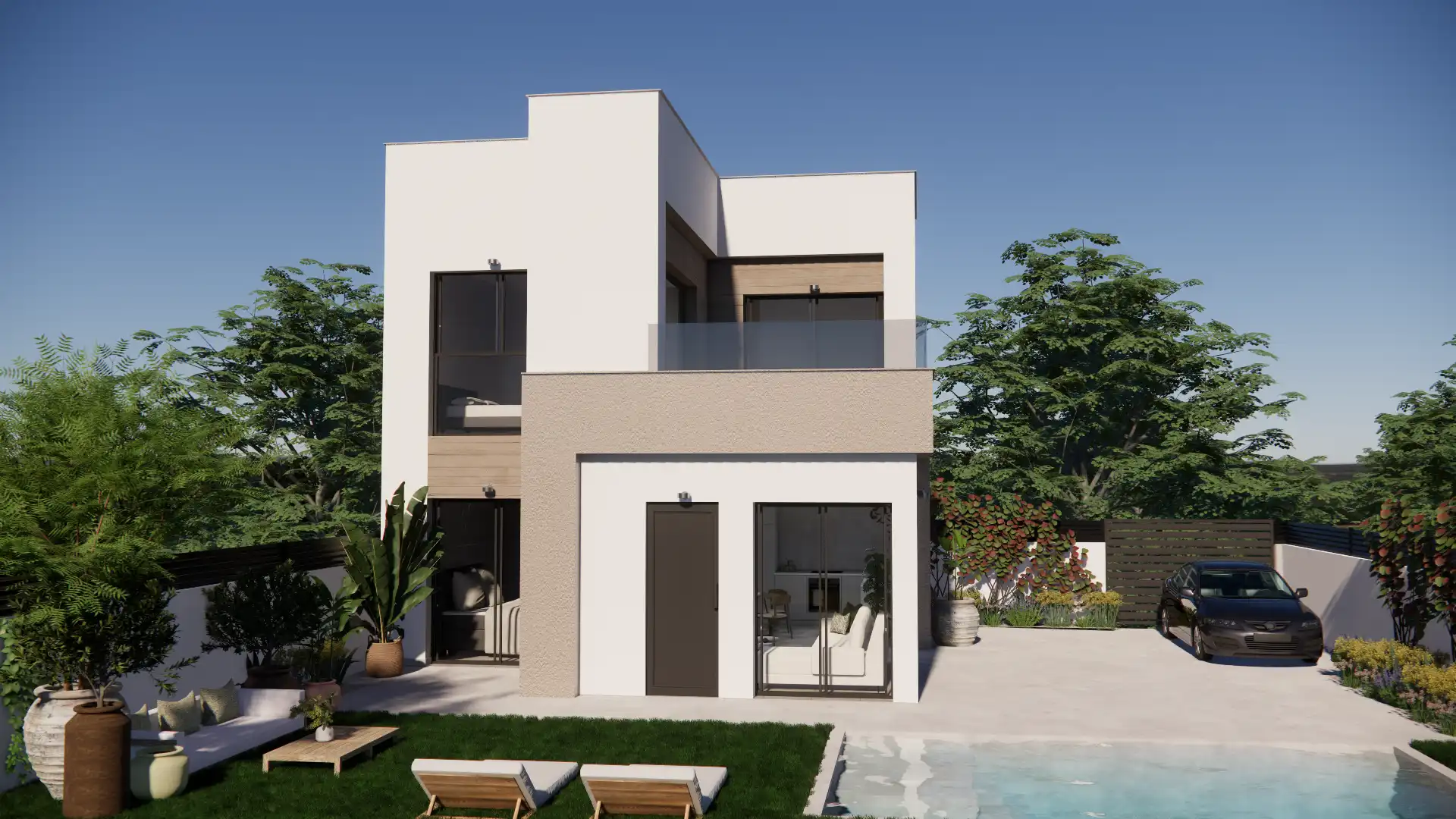Neubau-Villa zum Verkauf in C. Melocotonero