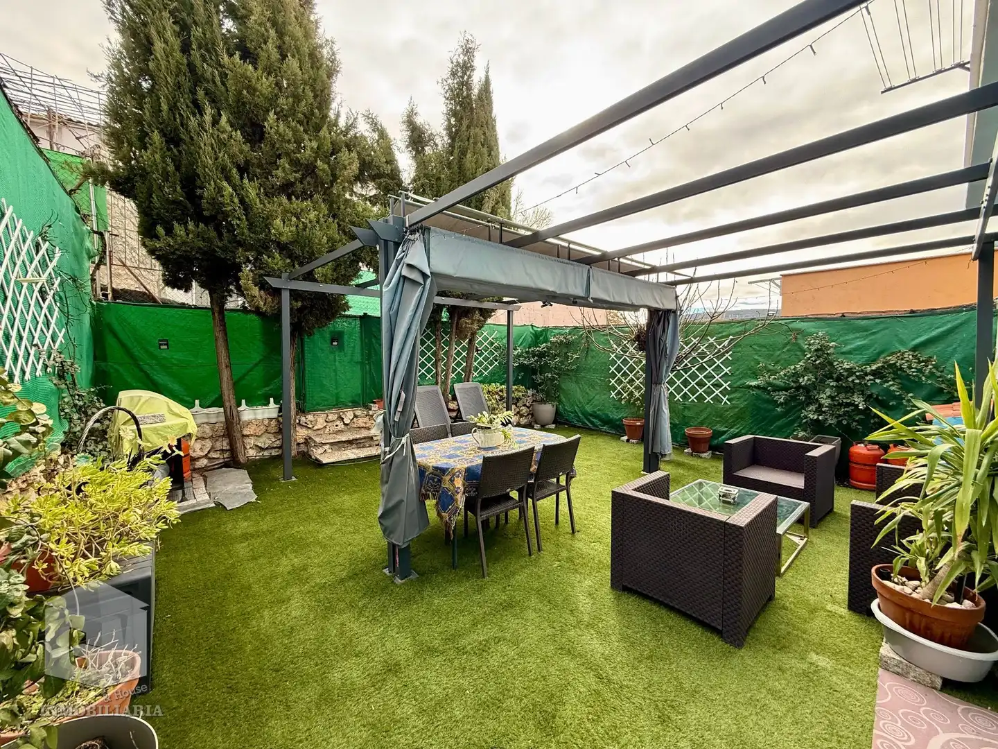 Terrace of Detached homes for sale in Perales de Tajuña  with Air Conditioner, Heating and Private garden