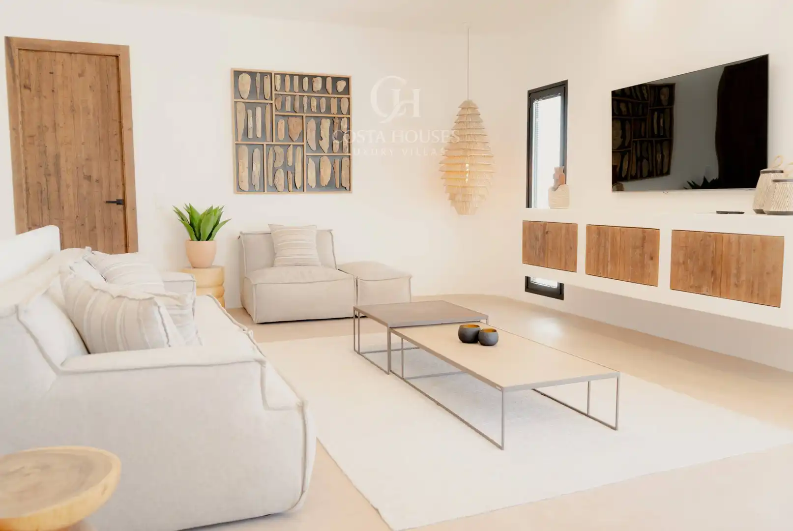 Sala de estar de Casa o chalet en venta en Benissa con Aire acondicionado, Calefacción y Jardín privado