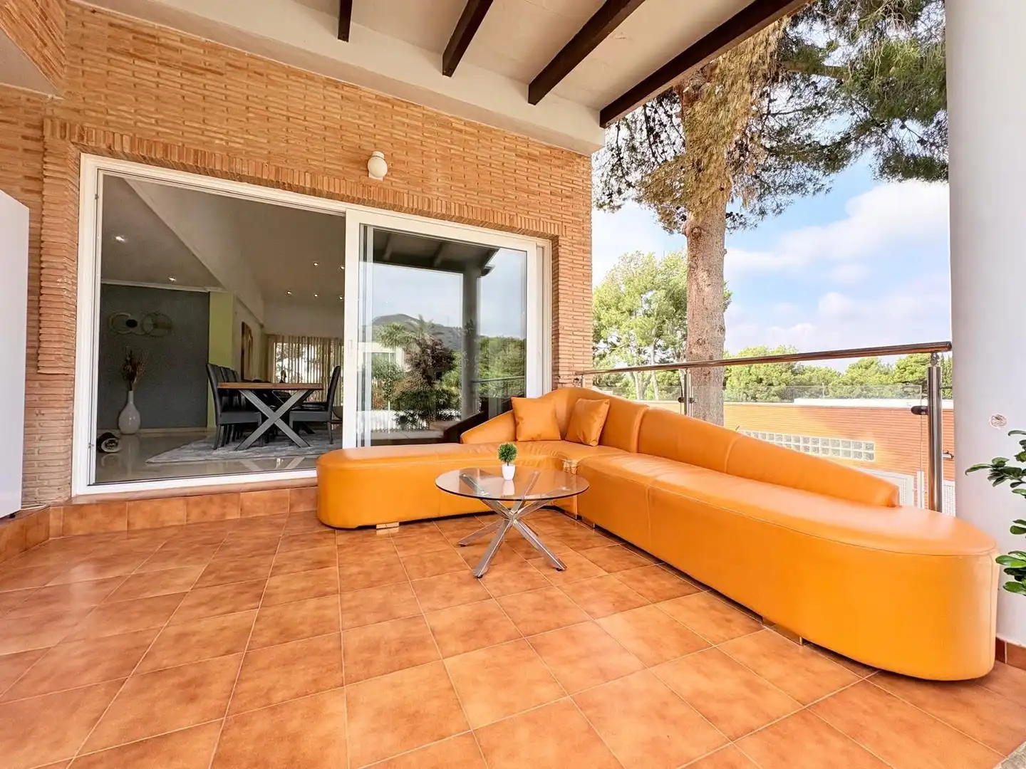 Terraza de Casa o chalet en venta en Alfinach - Los Monasterios