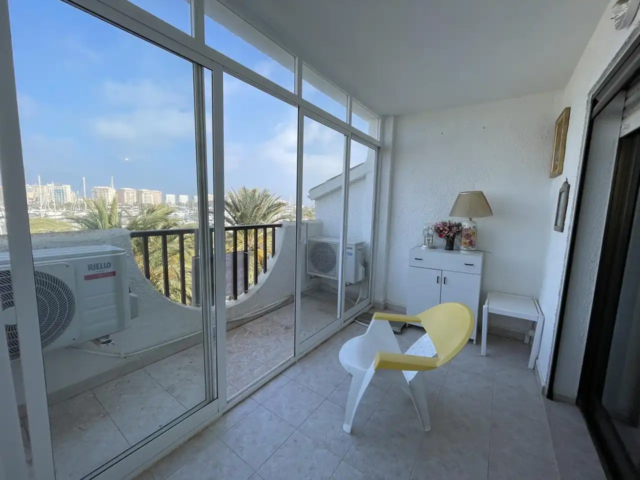 Balcony of Duplexes for sale in La Manga del Mar Menor  with Air Conditioner, Terrace and Swimming Pool