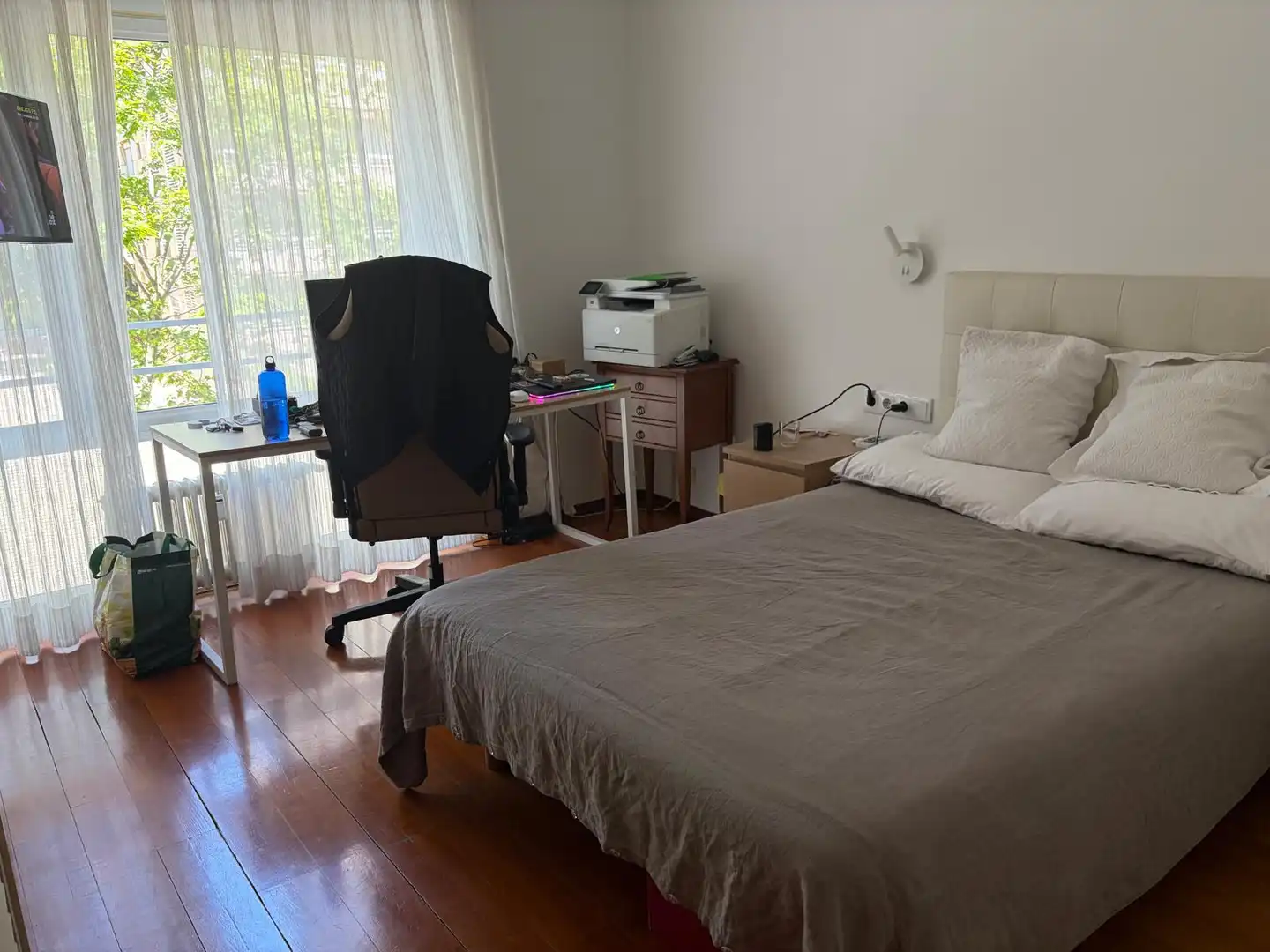 Habitación de Piso de alquiler en Barcelona con Aire acondicionado, Calefacción y Jardín privado
