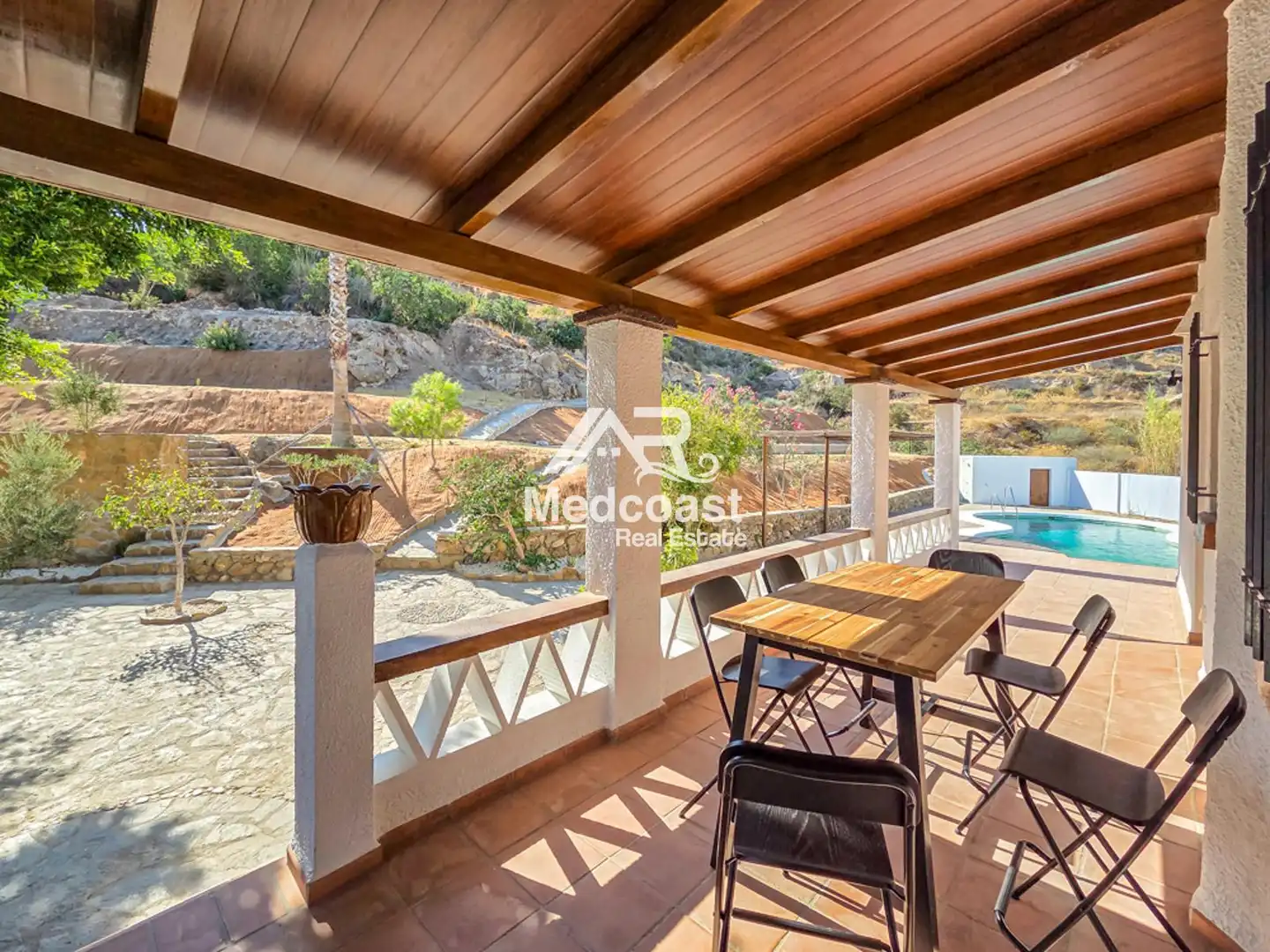 Terrassa de Casa o xalet en venda en Mojácar Pueblo