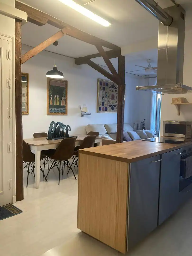 Esszimmer von Wohnung zur Miete in Madrid mit Klimaanlage, Heizung und Möbliert