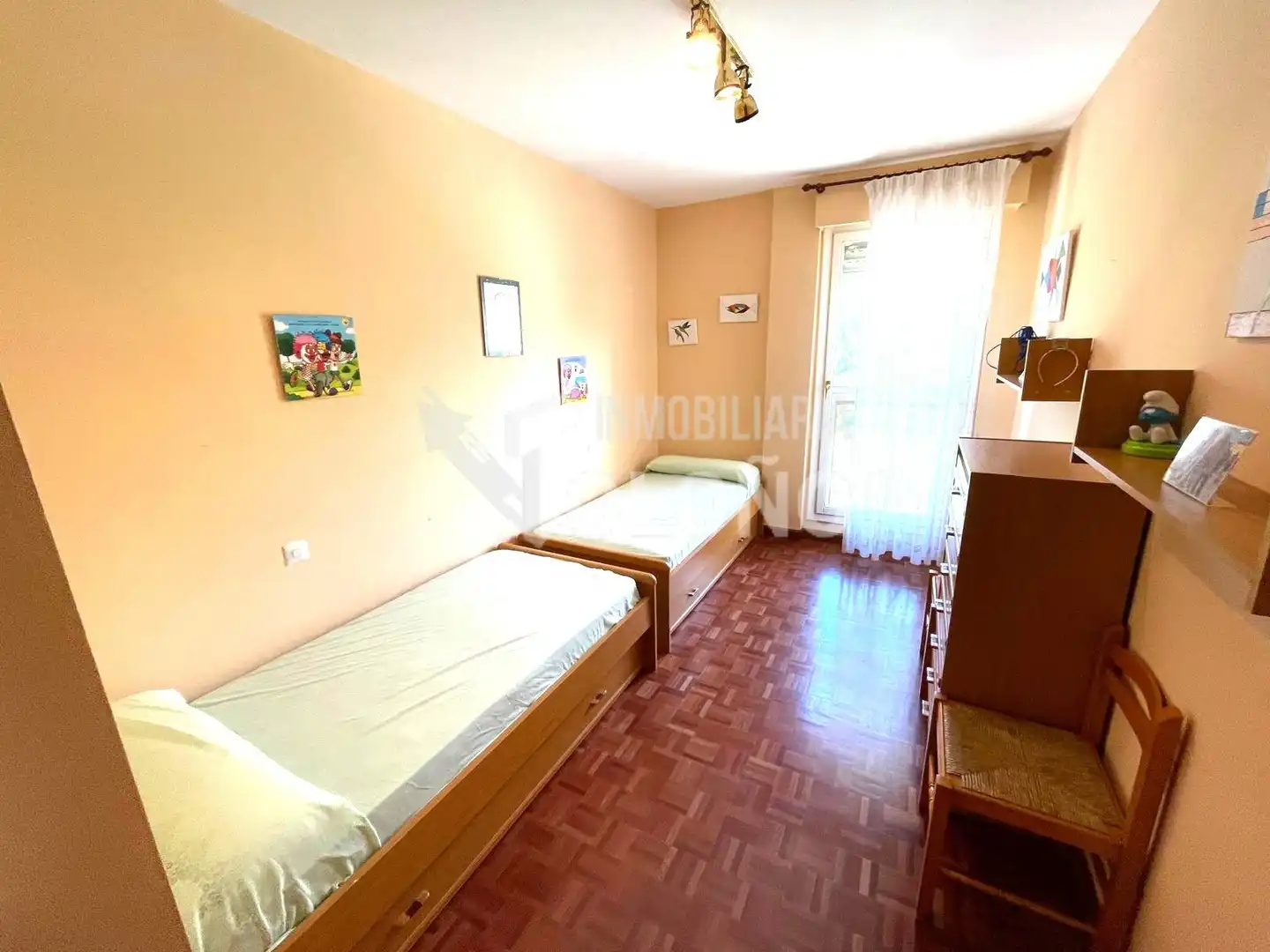Schlafzimmer von Maisonette zum Verkauf in Labastida / Bastida mit Klimaanlage, Heizung und Parkett