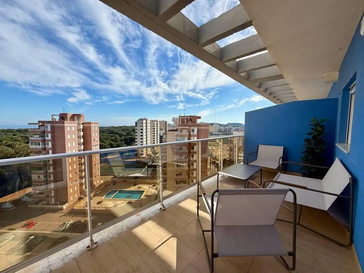 Terraza de Apartamento en venta en Guardamar del Segura con Aire acondicionado, Jardín privado y Terraza