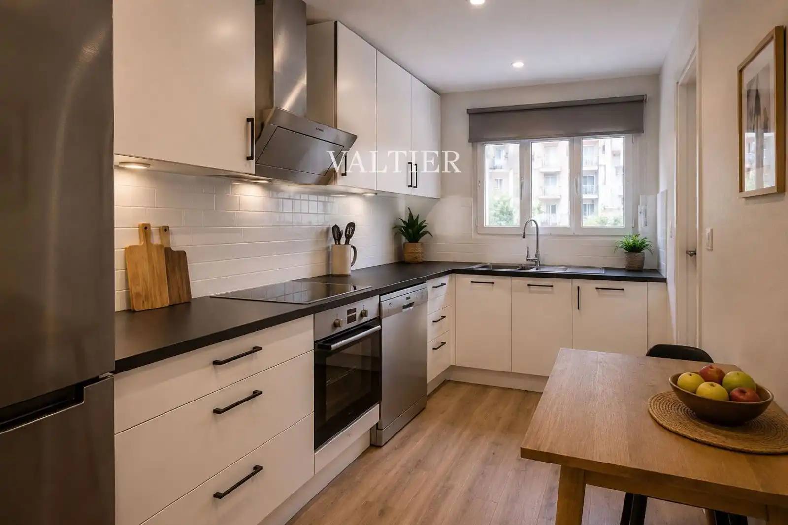 Küche von Wohnung zur Miete in Madrid mit Klimaanlage und Möbliert