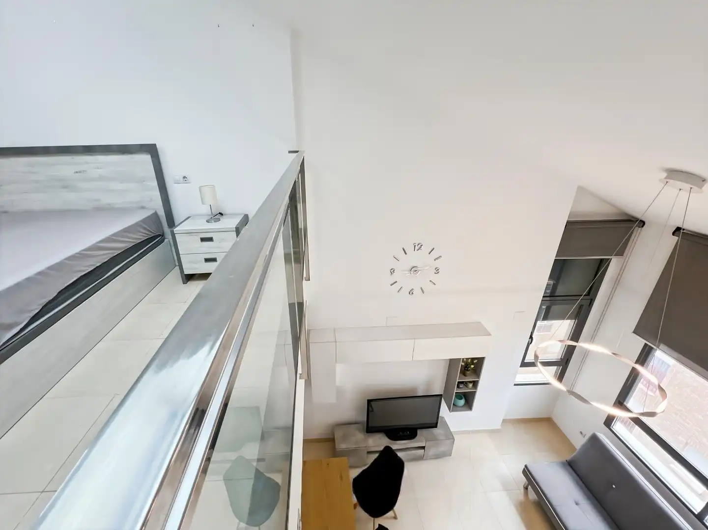 Living room of Attic for rent in Castellón de la Plana / Castelló de la Plana  with Air Conditioner and Furnished