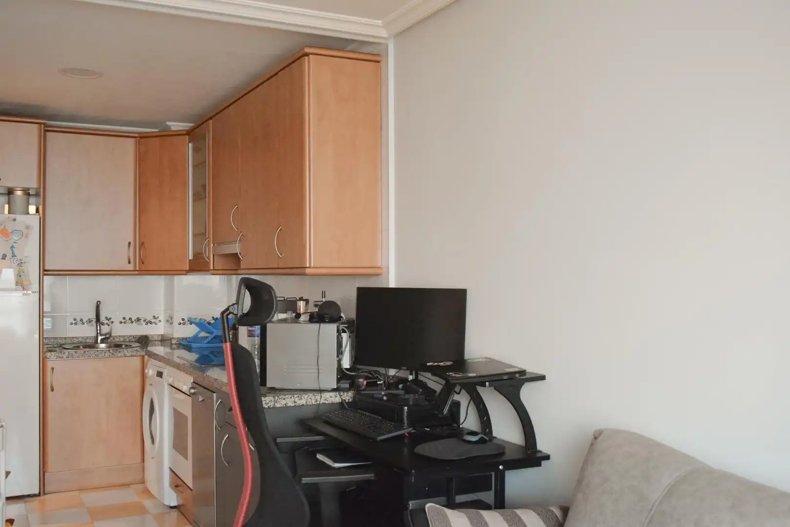 Cocina de Apartamento en venta en San Andrés del Rabanedo con Calefacción
