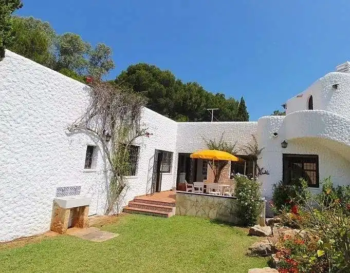 Garten von Haus oder Chalet zur Miete in Dénia mit Klimaanlage, Heizung und Privatgarten