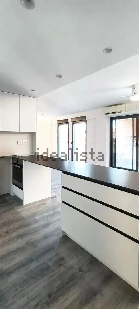Kitchen of Flat for rent in Madrid  with Air Conditioner, Heating and Oven