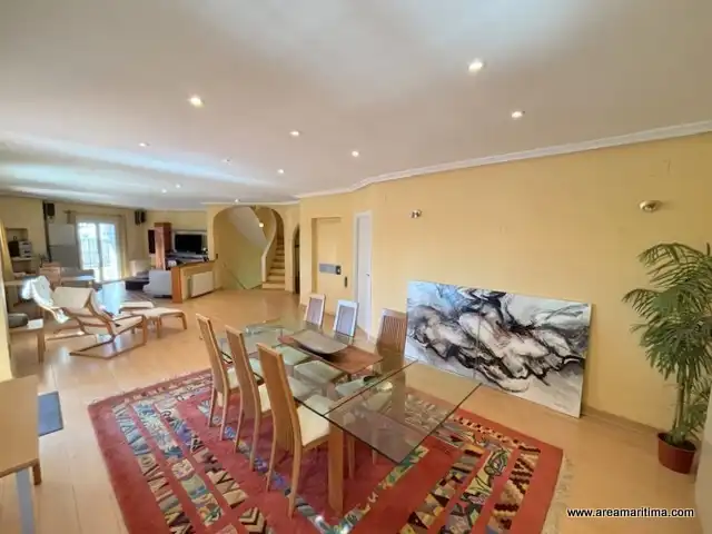Dining room of Detached homes for sale in Alboraya  with Air Conditioner, Parquet flooring and Terrace