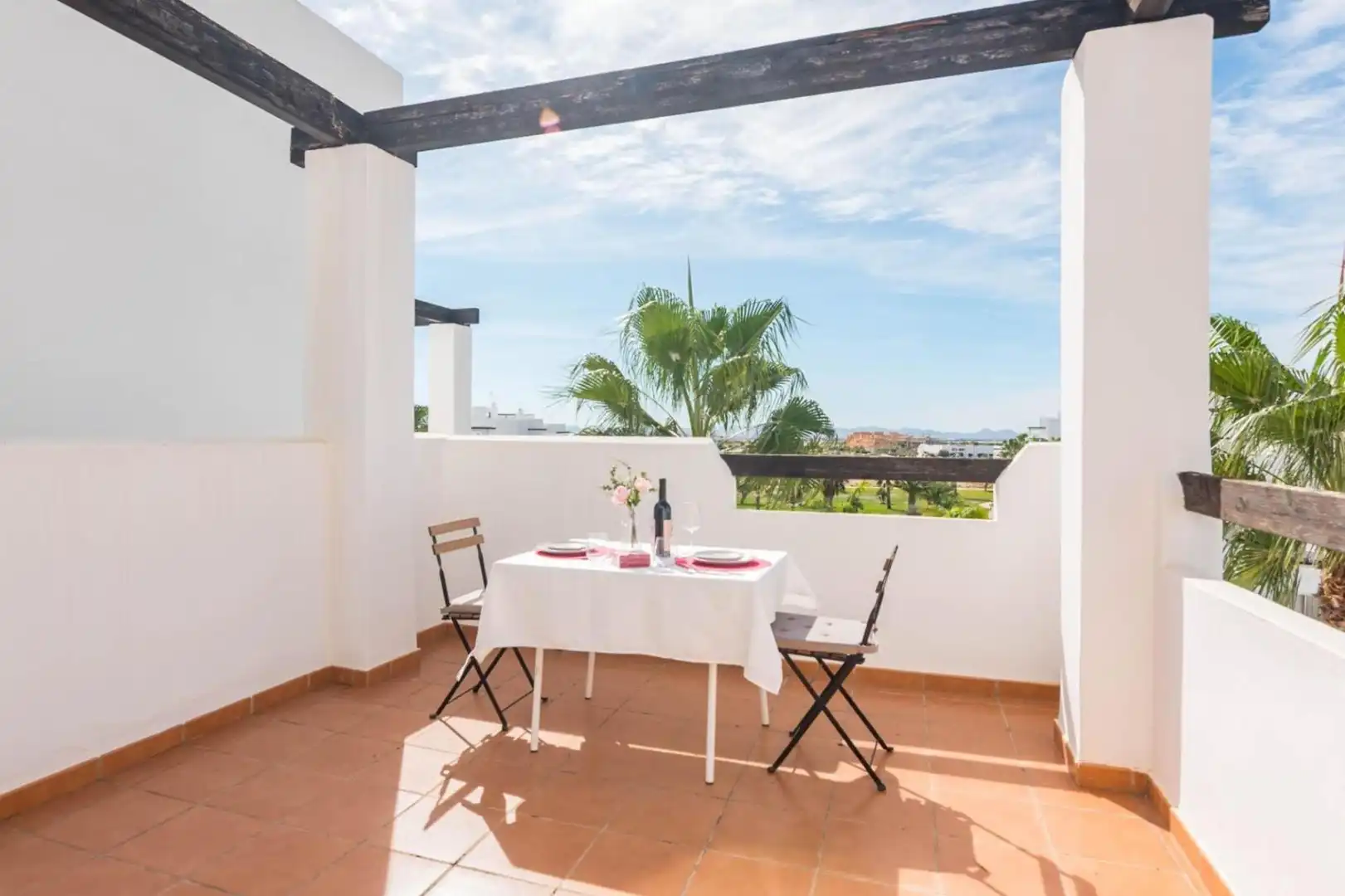 Terrasse von Dachboden zum Verkauf in Torre-Pacheco mit Privatgarten, Terrasse und Möbliert