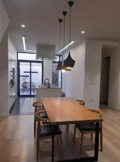 Cuina de Casa o xalet de lloguer en Benifaió amb Aire condicionat, Parquet i Terrassa