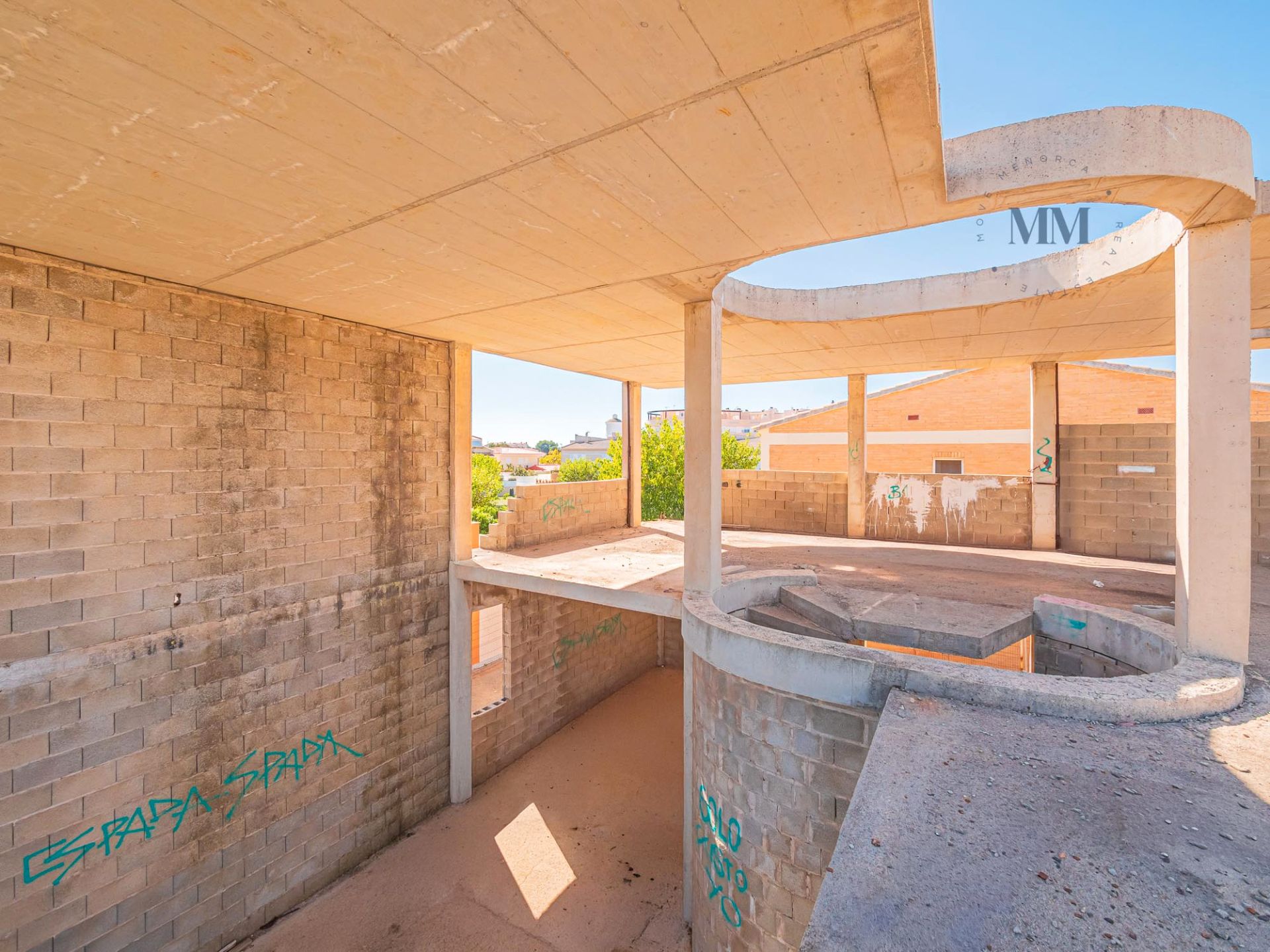 Vista exterior de Casa o xalet en venda en Maó amb Jardí privat, Terrassa i Piscina